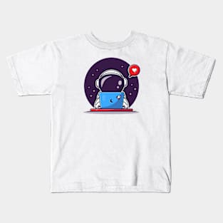 astronaut is asking for a like Kids T-Shirt